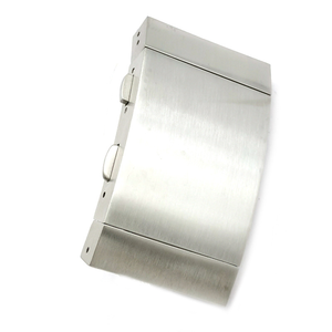 Bracelets de <span class=keywords><strong>montre</strong></span> élégants et ajustables Win-Win en acier inoxydable massif de 22 mm avec fermoir déployant pour montres automatiques - Product Image 6