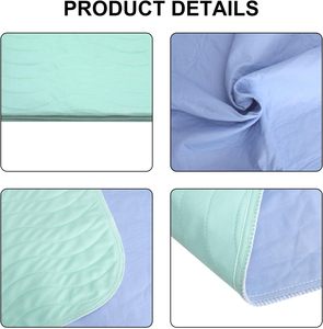 Alas Inkontinensia Premium Anti Selip Tahan Air, Alas Kasur yang Dapat Dicuci, Alas Pipis Hewan Peliharaan yang Dapat Digunakan Kembali - Product Image 3
