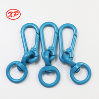 Clip de suspension polyvalent en alliage de zinc, classique, luxueux et durable, avec mousqueton pivotant robuste pour porte-clés, couleur personnalisable