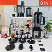 Mixeur Électrique Professionnel 8-en-1 Haute Performance Grande Capacité 9500W 5+ Vitesses Fonction Broyage pour Hôtels et Commerces