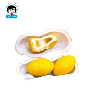 Goma de mascar de plástico con forma de cacahuetes OEM directo de fábrica mermelada rellena de goma de mascar para niños - Product Image 4