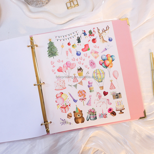 Libro e organizzatore di <span class=keywords><strong>Wedding</strong></span> <span class=keywords><strong>Planner</strong></span> a fogli mobili per la sposa per essere un regalo di fidanzamento perfetto rosa per coppie di genere neutro - Product Image 4