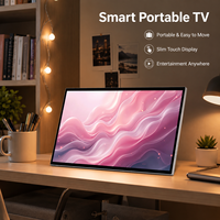 Monitor Portátil Inteligente con Pantalla Táctil de 24/27 Pulgadas, Android 15, FHD, Batería Integrada, Cámara de 13MP, HDMI, Tipo C, Pantalla Inalámbrica