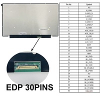 Nouvel écran d'ordinateur portable mat 15,6 pouces HD fin avec interface 30 broches NT156WHM-N44 NT156WHM-N34 B156XTN08.1 1366*768 TN LCD en gros