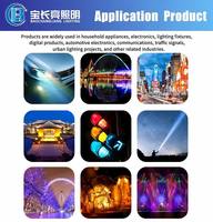 LED SMD 2835 dengan Suhu Warna Ganda Putih Hangat dan Putih Dingin Desain Cangkir Horizontal Ra80 Sudut Pandang 120