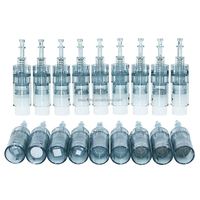 Cartouches remplaçables Dr Pen M8 9 12 36 aiguilles, aiguille en silicone nano, cartouche d'aiguilles originales pour microneedling, aiguille de tatouage Dermapen à baïonnette