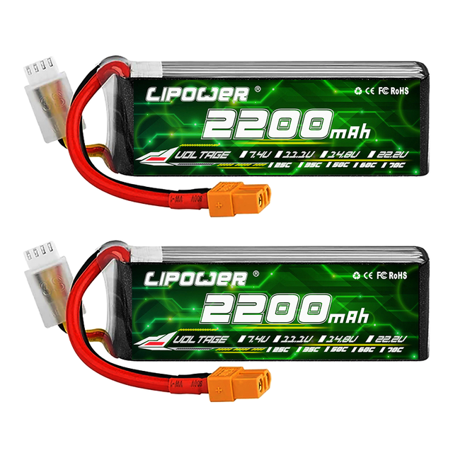 UAV Lipo Battery OEM 2S 3S 4S 6S 550 1100 2200 5200 25000/30000mah Lithium Polymer Battery Pack for FPV RC Car Drone Boat Plane
