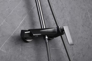 Juego <span class=keywords><strong>de</strong></span> <span class=keywords><strong>Ducha</strong></span> <span class=keywords><strong>de</strong></span> Latón Pulido Cromado con Grifos Termostáticos <span class=keywords><strong>para</strong></span> Apartamento, Diseño Moderno, Cabezal <span class=keywords><strong>de</strong></span> <span class=keywords><strong>Ducha</strong></span> Tipo Lluvia - Product Image 3