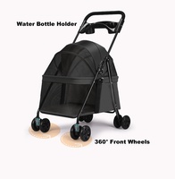 Poussette pour animaux de compagnie pliante et légère pour l'extérieur Poussette pour petits chiens et chats