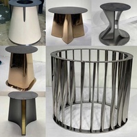 Pieds de table à manger en marbre de luxe italien, grande taille, supports de table en acier inoxydable, meubles, base de table à manger en pierre de luxe