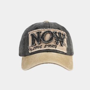 <span class=keywords><strong>Redo</strong></span> Sport kappen Männer Frauen Baumwolle gewaschen Distressed Dad Hut gewebte Patch benutzer definierte Vintage Baseball Cap - Product Image 4