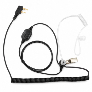 Auricular con Tubo para Walkie Talkie, Auricular de Seguridad con PTT para Kenwood NX-1200 NX-1300 Baofeng, Tubo Acústico para Radio Bidireccional - Product Image 1