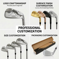 Fabricant depuis 29 ans, club de golf en fer forgé CNC intégral, étanche, pour droitier, matériaux personnalisés disponibles