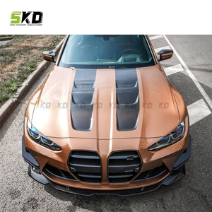 Phía Trước Nắp ca-pô Mui Xe Khô Sợi Carbon Cfa Phong Cách Cho BMW M3 M4 G80 G82 G83 2021 + Động Cơ Mui Xe Nắp Carbon Mui Xe - Product Image 4