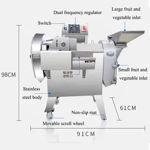 Multifunctional Green Onion Vegetable Chopper/ Vegetable Cutting Machine /Potato Fruit Vegetable Cutter