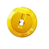 Mini-étiquette NFC circulaire flexible FPCD 10 mm ISO 14443A 13,56 MHz, étanche et résistante aux hautes températures, pour carte de membre professionnelle