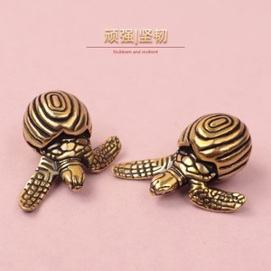 Tartaruga in Ottone Stile Antico e Retrò, Graziosa Piccola Tartaruga Artigianale, Ornamento da Tavolo per Tè, Decorazione per la Casa, Statuetta in Metallo, Regalo Adorabile - Product Image 3