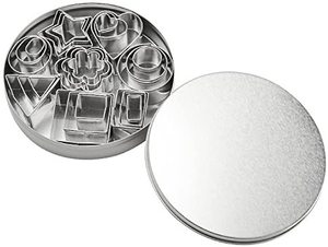 Bview Art – ensemble de Mini <span class=keywords><strong>emporte</strong></span>-pièces en argile de <span class=keywords><strong>poterie</strong></span> de forme géométrique en acier inoxydable, 24 pièces - Product Image 6