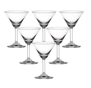 Bicchiere da Martini Senza Stelo con Design a Onde Marine <span class=keywords><strong>Blu</strong></span> Oceano per Matrimoni, Feste e Bar - Product Image 1