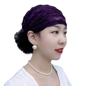 Pañuelo para la cabeza de mujer musulmana, tela de malla de color liso, ecológico, transpirable, parasol de ala ancha, apto para todas las estaciones - Product Image 4