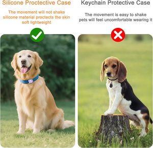 Support de collier pour AirTag en silicone imperméable, étui de protection pour Apple AirTag, anti-perte, traceur GPS pour chiens et chats - Product Image 6