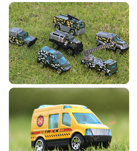 <span class=keywords><strong>Camion</strong></span> de pompiers en alliage métallique à l'échelle 1:55 de 7 cm en gros, fournisseur de véhicules jouets, voiture jouet miniature pour enfants - Product Image 4