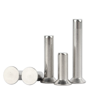 Fábrica en China Remache de punzón plano Remaches de cabeza avellanada de acero inoxidable Remaches sólidos DIN661 - Product Image 5