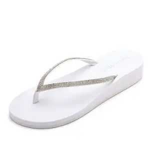 Wedge Slippers Rhinestones Flip Flops Flip Flops For Women And Ladies