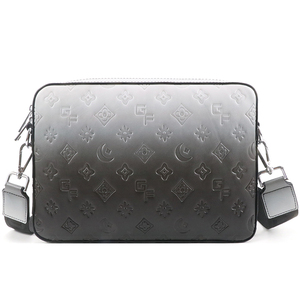 Fashionable Trendy Men's Lightweight PU Leather Crossbody <b>Bag</b> With Leather <b>Mini</b> Men's Wallet And Adjustable Strap - Product Image 5