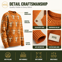 Pull en tricot intarsia personnalisé pour hommes, en gros, uni, chaud, anti-boulochage, séchage rapide, fournisseur OEM d'usine, hiver