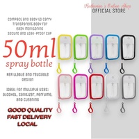 Flacon pulvérisateur PET rechargeable avec atomiseur à brume fine, flacon vide portable pour cosmétiques et parfums, design de type carte