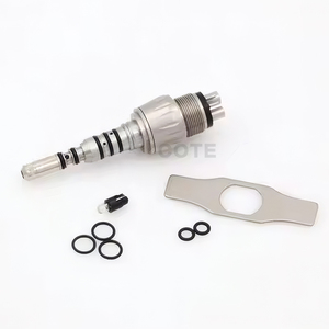 Adattatore per Manipolo Dentale COTE a 6 Fori con Accoppiamento Rapido per Fibra Ottica, Parti di Ricambio - Product Image 1