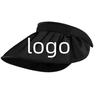 Casquettes Pare-Soleil Femme à Large Bord Amovible Protection UV Été Chapeau de <span class=keywords><strong>Plage</strong></span> avec Trou pour Queue de Cheval Cadeau Promotionnel - Product Image 4
