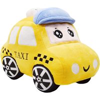YONLIT Peluche Camion Jaune Super Mignon 10,6 Pouces, Jouet en Peluche Doux en Forme de Taxi, Cadeau d'Anniversaire pour Enfants de 3 Ans et Plus