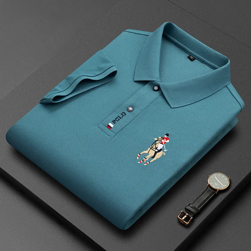 OEM/ODM magliette da golf sportive da uomo di alta qualità vendita diretta in fabbrica Polo a maniche lunghe da uomo