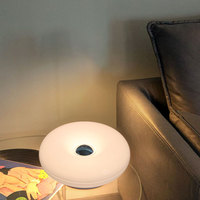 Lampe murale de chevet moderne et minimaliste en forme de donut crémeux, style Instagram, à commande tactile LED, vente directe usine