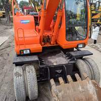 Obral DOOSAN DH60 mesin penggerak Usedearth traktor bekas dengan harga murah ekskavator roda