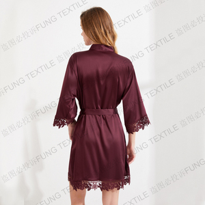 FUNG 3031 all'ingrosso in pizzo da donna in raso di seta abito da notte <span class=keywords><strong>abbigliamento</strong></span> donna pigiama da donna per l'estate - Product Image 6