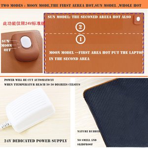 An Toàn Điều Khiển Tự Động Ấm Chính Thức Trò Chơi Lớn PU Chuột Pad Chức Năng Chân Ấm Pad Bàn Ấm Pad - Product Image 6