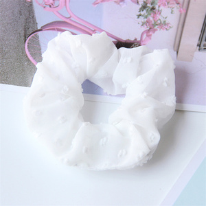 Seersucker-cintas elásticas para el pelo para mujer y niña, cintas para el pelo de Color sólido, accesorios para el cabello - Product Image 5