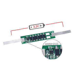 32650 32140 Battery Protection Board 3.2V LiFePO4 BMS 3-10A Current with Nickel Strip - Product Image 4