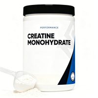 Créatine monohydrate en poudre, nutrition sportive, pure, micronisée, premium, pour adultes, pré-entraînement, post-entraînement, 5 g par portion, soulagement du stress