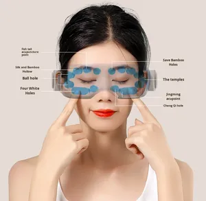 Masajeador Inteligente Eléctrico para el Cuidado de los Ojos, Masajeador Vibratorio con Calor y Música para Aliviar el Estrés - Product Image 4