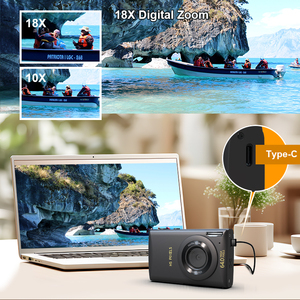 2024 Tốt Nhất Người Bán Nhập Cấp Nhỏ Nhỏ Gọn Máy Ảnh Kỹ Thuật Số 64MP 1080P Video Với Âm Nhạc Cho Người Lớn Trẻ Em Người Mới Bắt Đầu Màu Đỏ Trắng - Product Image 5