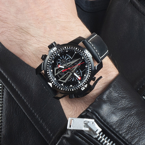 Reef Tiger-pulsera de acero inoxidable para hombre, reloj masculino de pulsera, automático, deportivo, informal, mecánico, resistente al agua, RGA3591 - Product Image 2