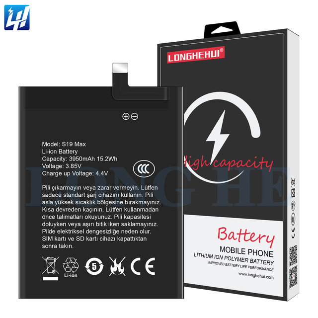 3.85V 3950mAh S60/S19 Max High Quality Battery for S60/S19 Max Mobile Phone Battery