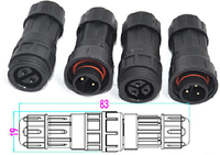 Connecteur LED étanche à faible courant Mini M12 4 broches IP67/68 mâle/femelle pour contrôleur d'alimentation – Vente directe fabricant