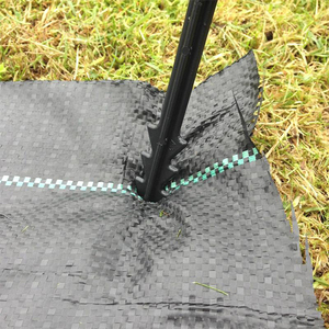 Agricultural plastic woven ground cover pp weed control mat weed barrier fabric telo pacciamatura landscape fabric