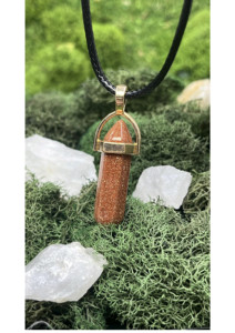 Colgante de Lápiz de Piedra Super Gold con Ágata Mirani, Tema de Hadas, Decoración para el Hogar y Regalo, Excelente Precio, Gujarat - Product Image 2