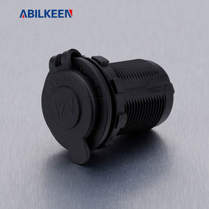 Bon marché prix 12-24V grande alimentation voiture Cigarette lumière prise femelle avec Port unique voiture monté panneau voiture Modification Port - Product Image 3